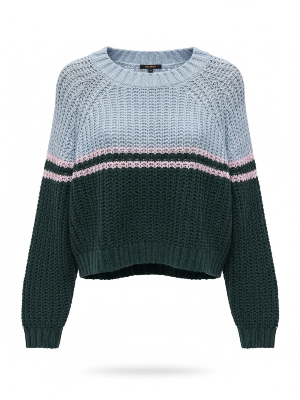 American Eagle green/blue sweater, large